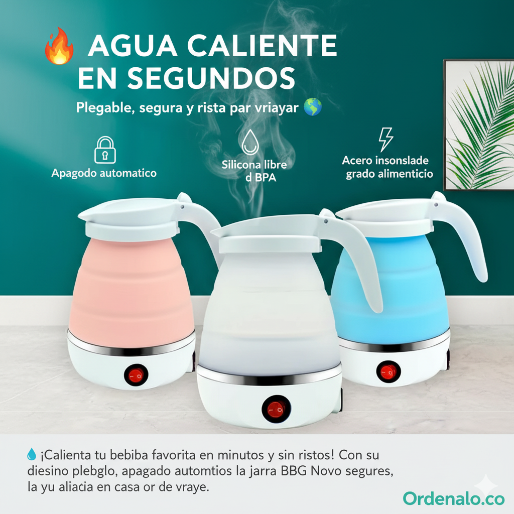Calentador Hervidor De Agua Plegable