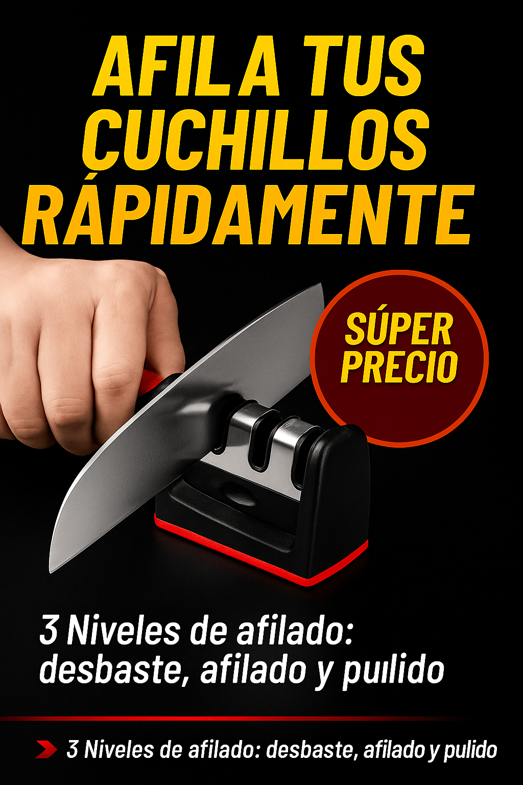 Afilador De Cuchillo - Ordenalo Co