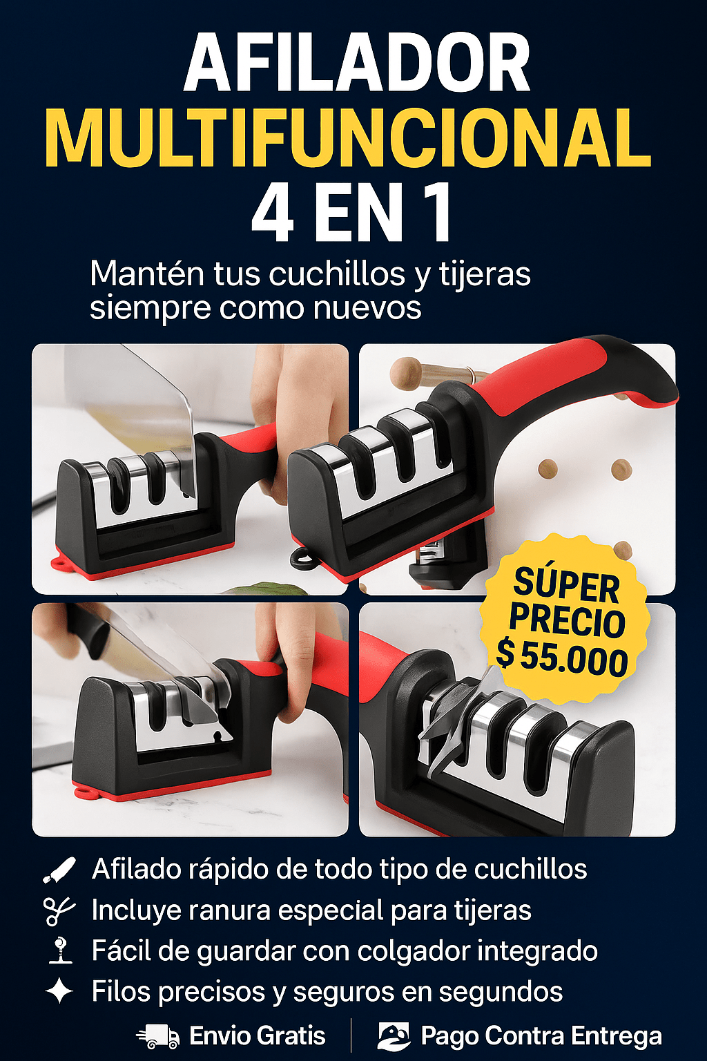 Afilador De Cuchillo - Ordenalo Co