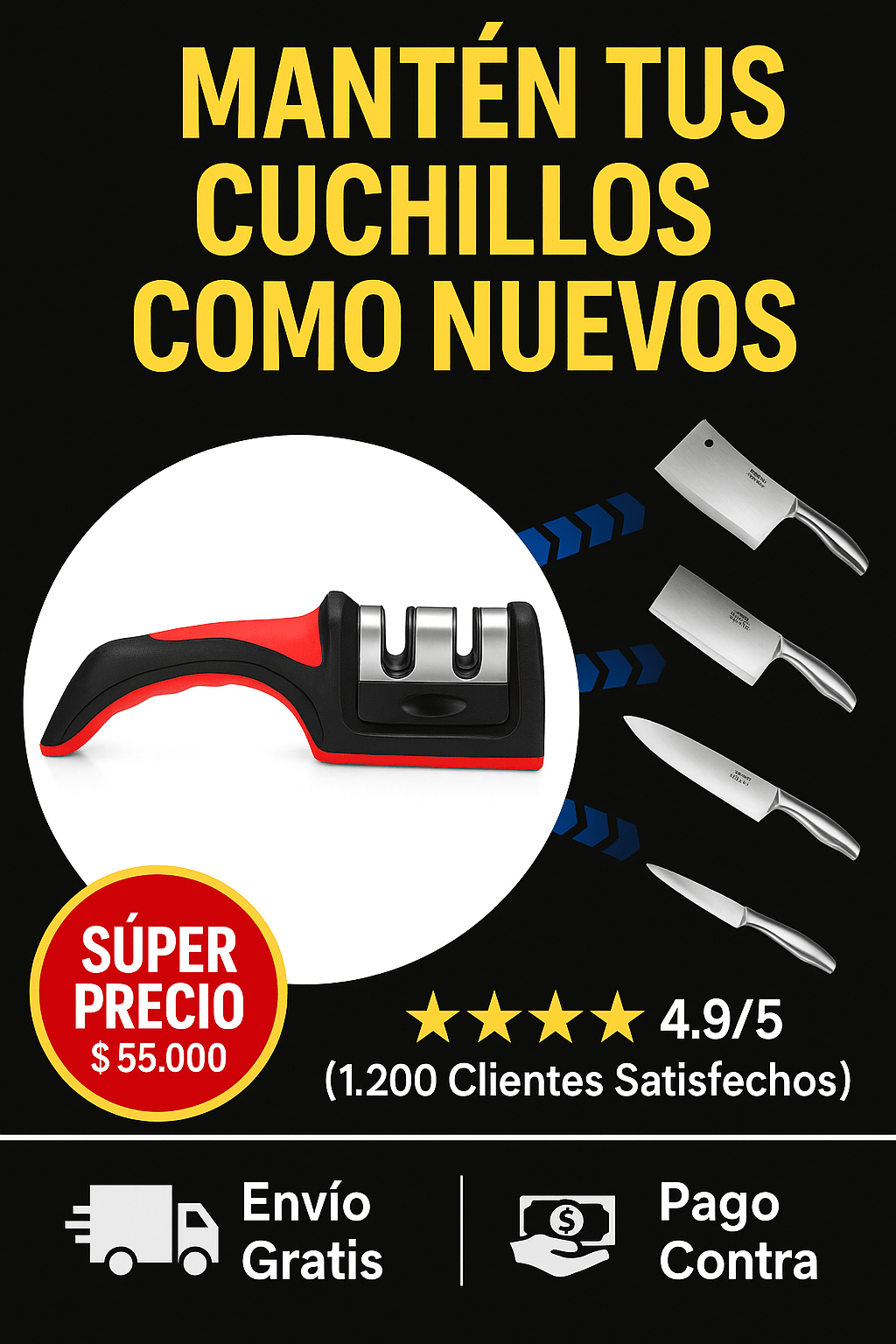 Afilador De Cuchillo - Ordenalo Co