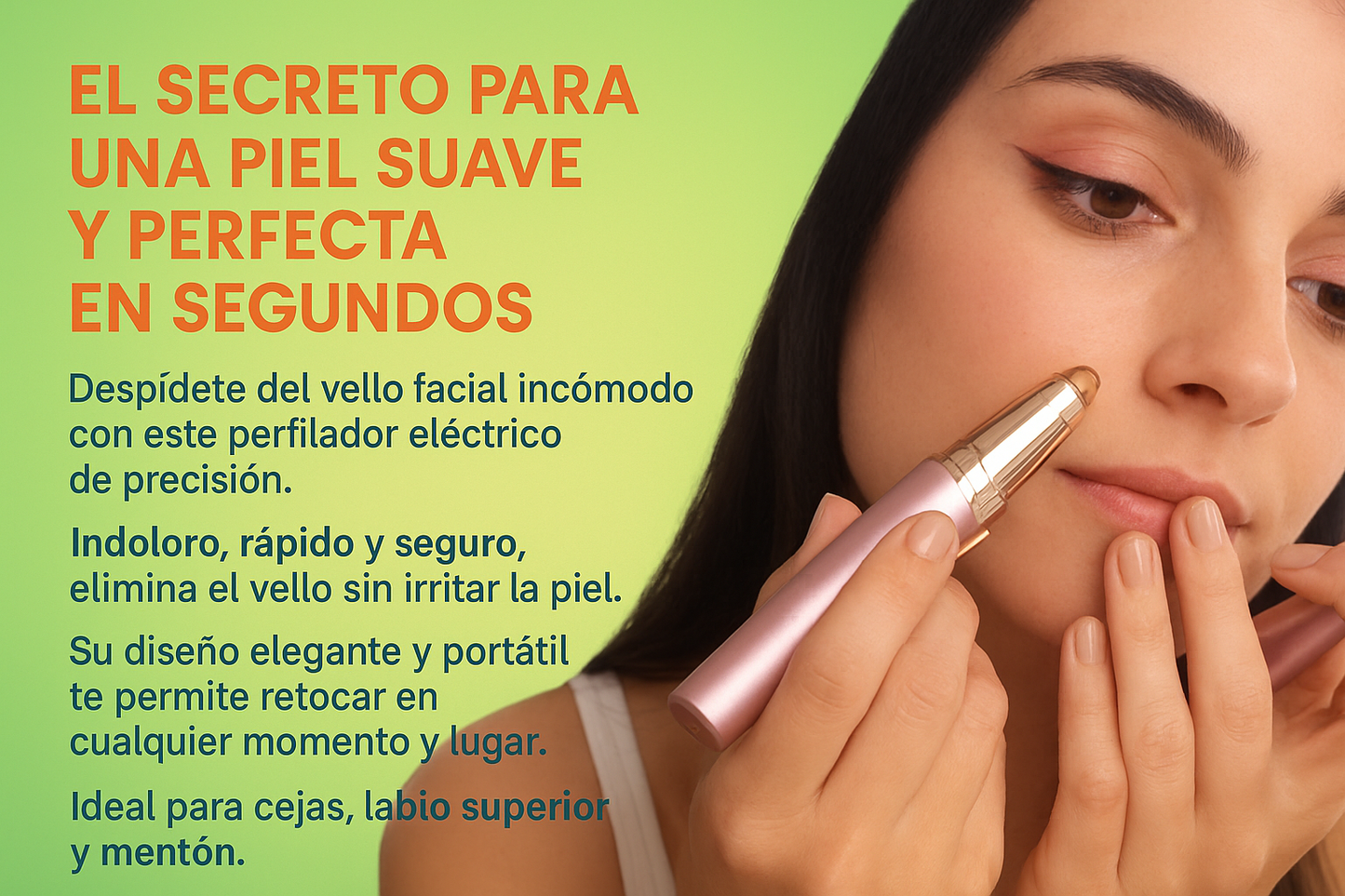 Depilador Eléctrico de Cejas