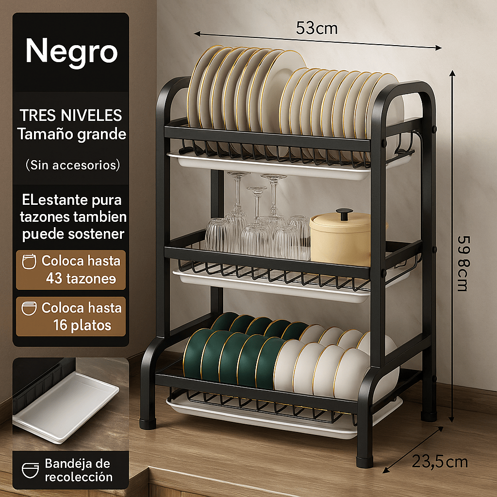 Escurridor de Patos 3 Niveles - Ordenalo Co
