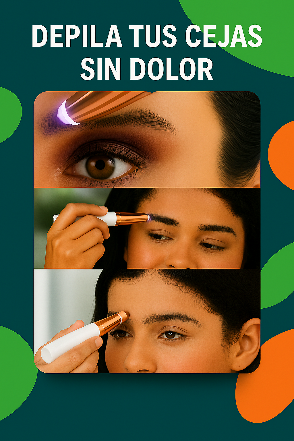 Depilador Eléctrico de Cejas