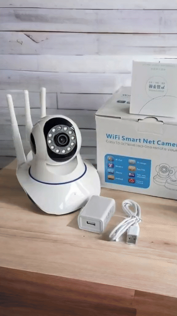 Kit 2 Camaras Seguridad Wifi Roboticas