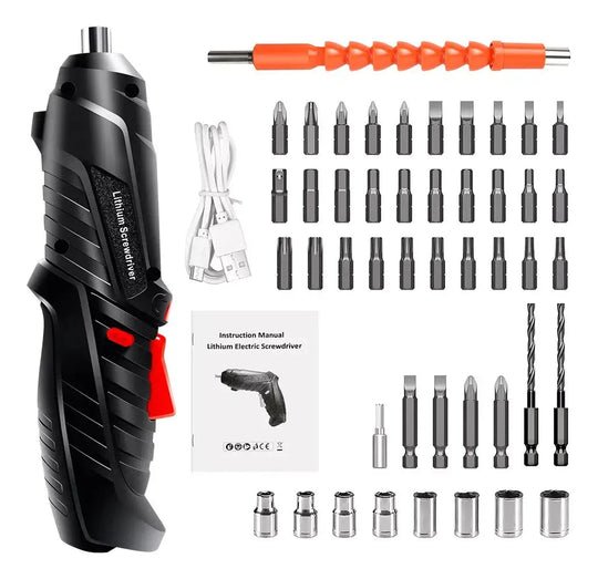 Kit Destornillador Eléctrico de 47 Piezas - Ordenalo Co