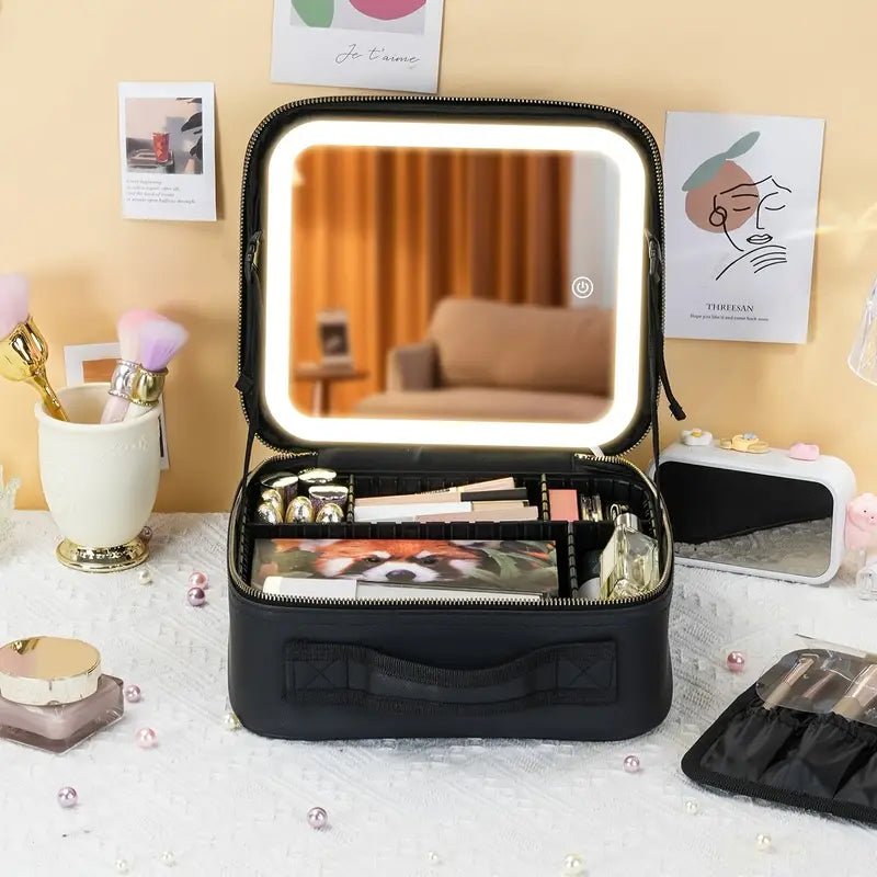 Mirror Glow | Cosmetiquera De Lujo Con Espejo Led - Ordenalo Co