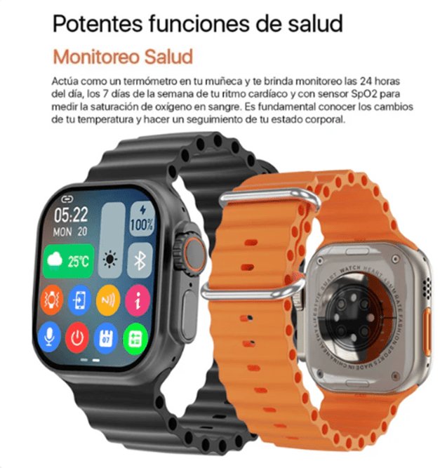 Reloj Inteligente T800 Ultra Serie 8 - Ordenalo Co