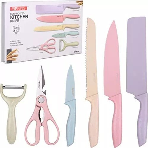 Set De Cuchillos De Colores Para Cocina - Ordenalo Co