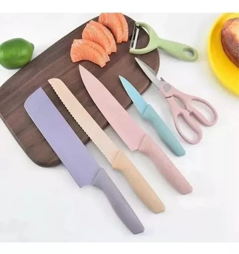 Set De Cuchillos De Colores Para Cocina - Ordenalo Co