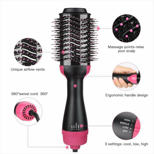 Secador Cepillo One Step Alisador 3 Nive