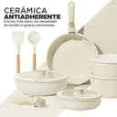 Set de ollas granito premium - ceramica antiadherente