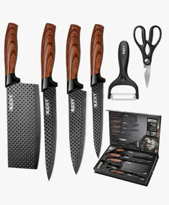 Set de Cuchillos de Cocina 6 Piezas con estuche de regalo