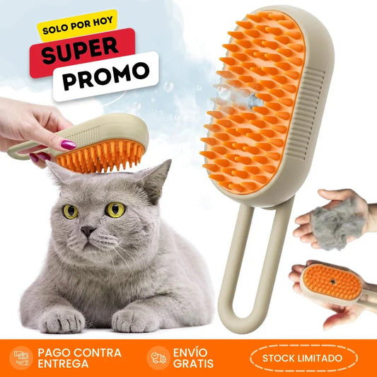 Cepillo Vapor 3 en 1 Para Mascotas - Ordenalo Co