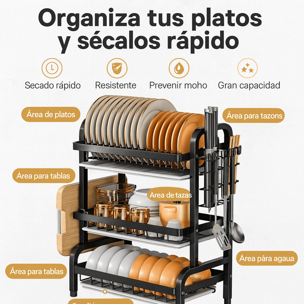 Escurridor de Patos 3 Niveles - Ordenalo Co