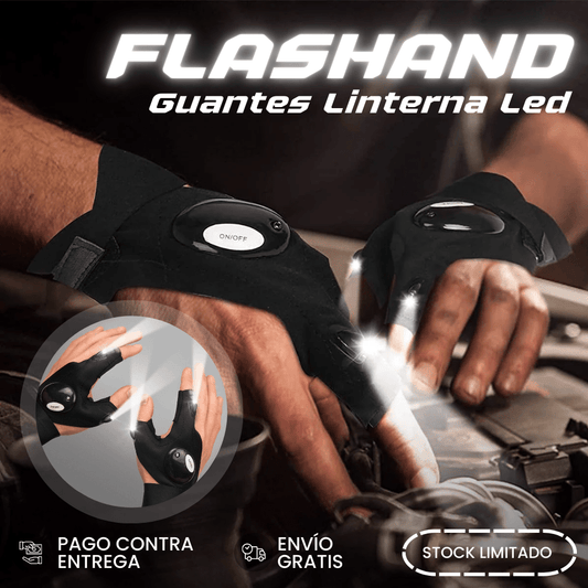 Flashand | Guantes Linterna Led - Ordenalo Co