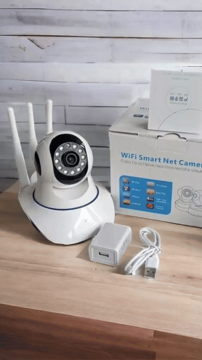 Kit 2 Camaras Seguridad Wifi Roboticas