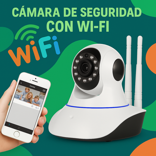 Kit 2 Camaras Seguridad Wifi Roboticas