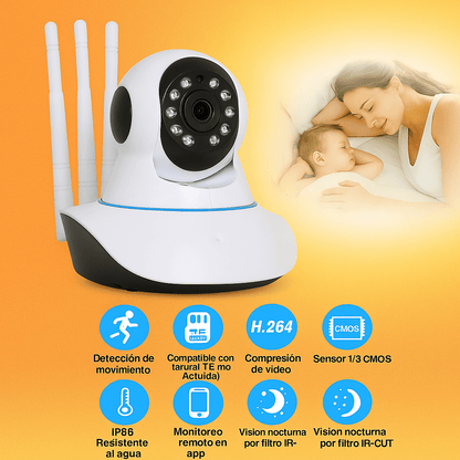 Kit 2 Camaras Seguridad Wifi Roboticas - Ordenalo Co