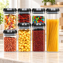 Organizador de cocina 7 frascos herméticos