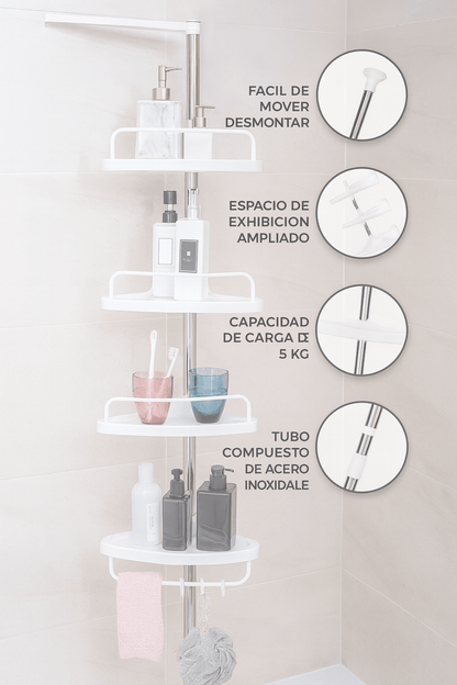 Organizador Esquinero de Baño - Ordenalo Co