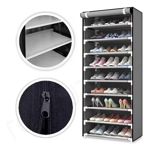 Zapatera Closet Organizador De 9 Niveles