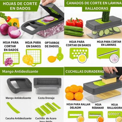 Rayador de Frutas y Verduras Multifuncional - Ordenalo Co