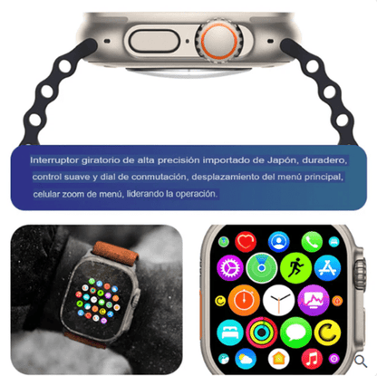 Reloj Inteligente T800 Ultra Serie 8 - Ordenalo Co