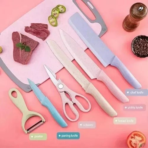 Set De Cuchillos De Colores Para Cocina - Ordenalo Co