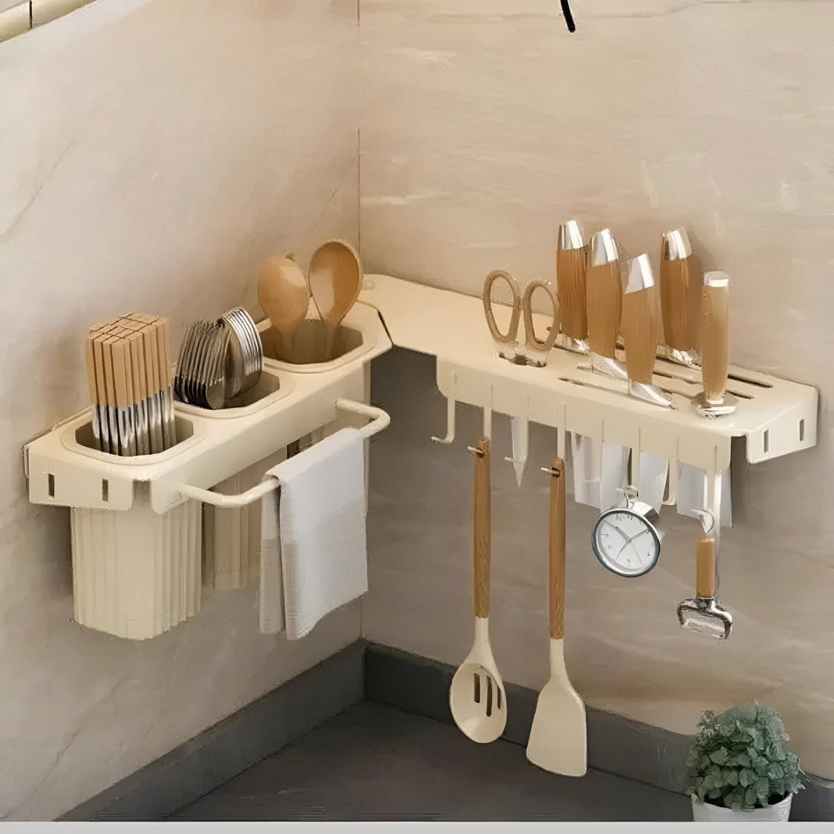 Soporte de cocina organizador de pared 65cm