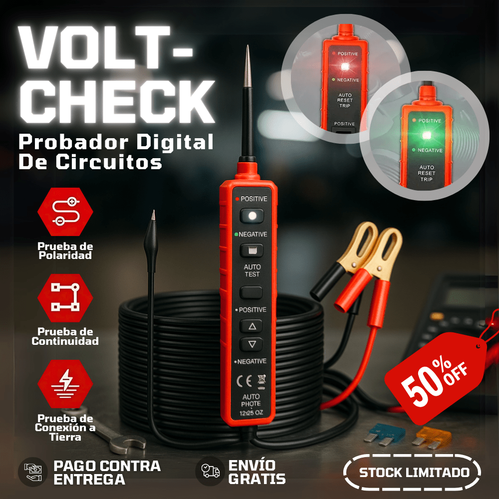 VoltCheck | Probador Digital De Circuitos - Ordenalo Co